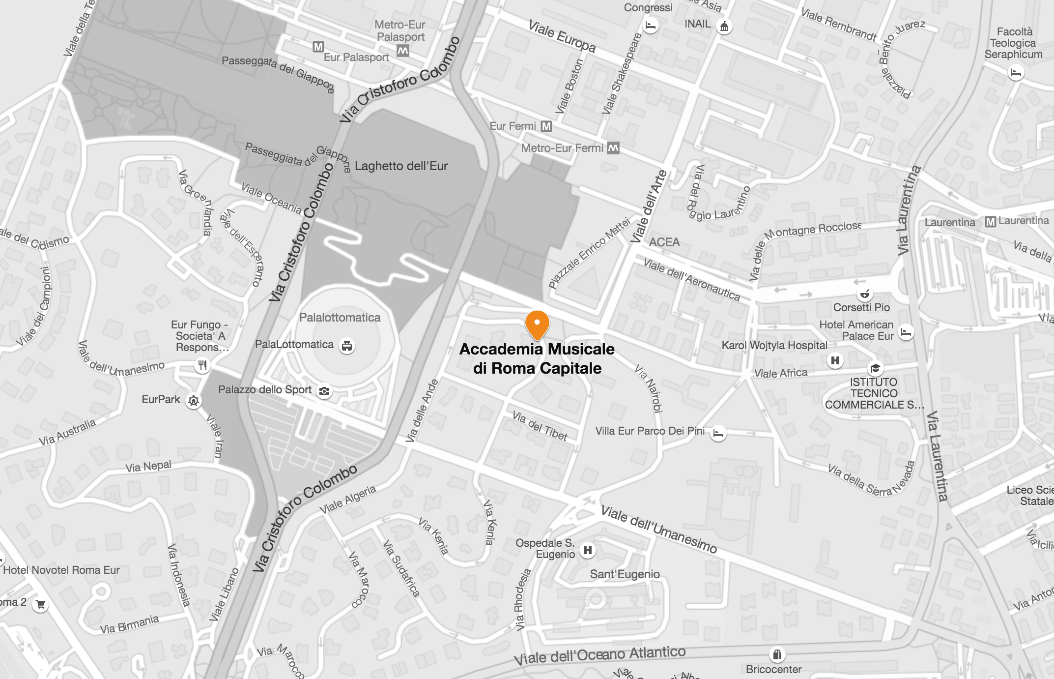 mappa accademia musicale di roma capitale mappa accademia musicale di roma capitale